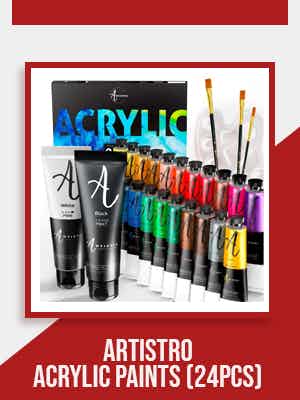 M_G Acrylic Paints Pack of 24 High Quality Acrylic Paints